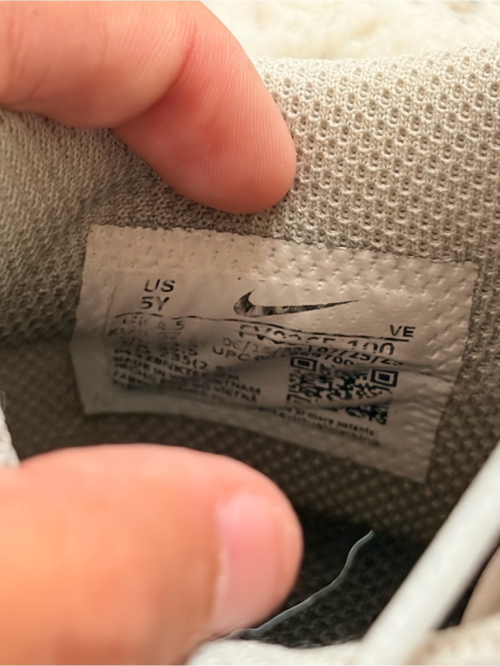 Nike Dunk Low - White & Gray Sneakers - Picture 10 of 11
